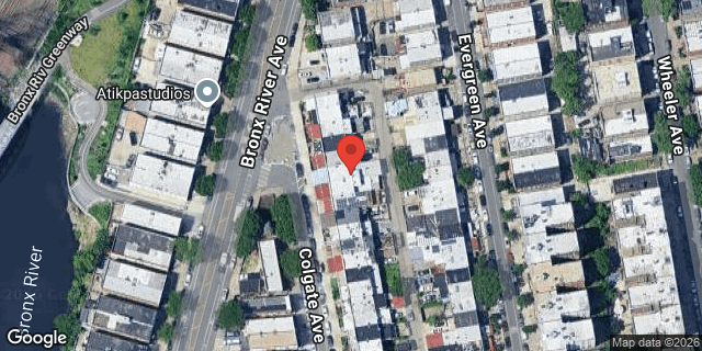 Aerial map of 1236 COLGATE AVENUE, Bronx