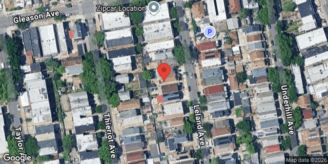 Aerial map of 1151 LELAND AVENUE, Bronx