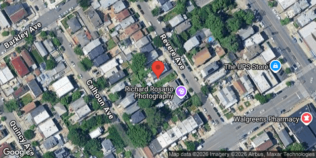 Aerial map of 919 REVERE AVENUE, Bronx