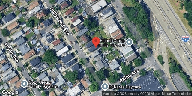Aerial map of 820 HOLLYWOOD AVENUE, Bronx