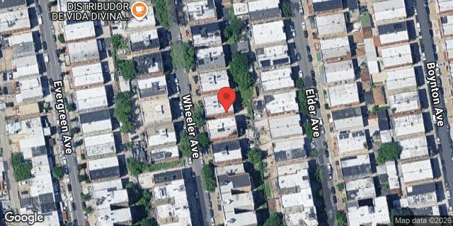 Aerial map of 1238 WHEELER AVENUE, Bronx