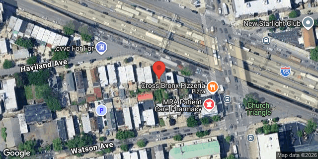 Aerial map of 2162 CROSS BRONX EXPWY, Bronx