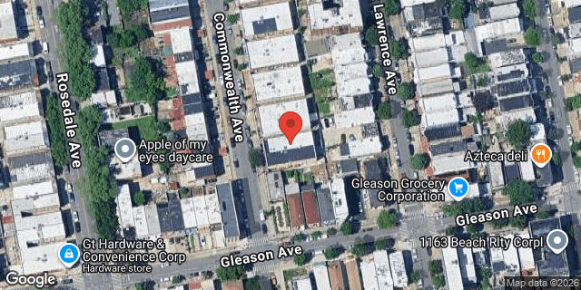 Aerial map of 1212 COMMONWEALTH AVENUE, Bronx