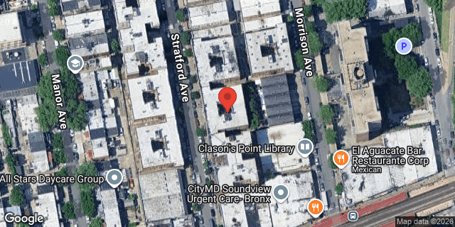 Aerial map of 1234 STRATFORD AVENUE, Bronx