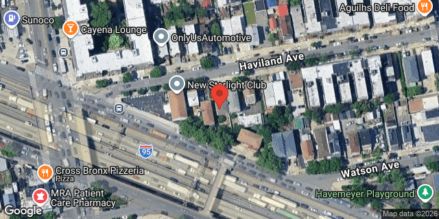 Aerial map of 2232 HAVILAND AVENUE, Bronx