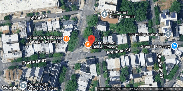 Aerial map of 1362 PROSPECT AVENUE, Bronx