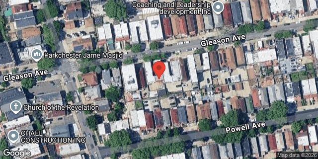 Aerial map of 1946 GLEASON AVENUE, Bronx