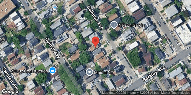Aerial map of 1019 CALHOUN AVENUE, Bronx
