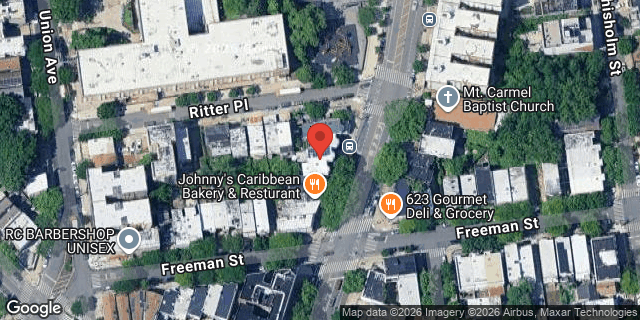 Aerial map of 1371 PROSPECT AVENUE, Bronx