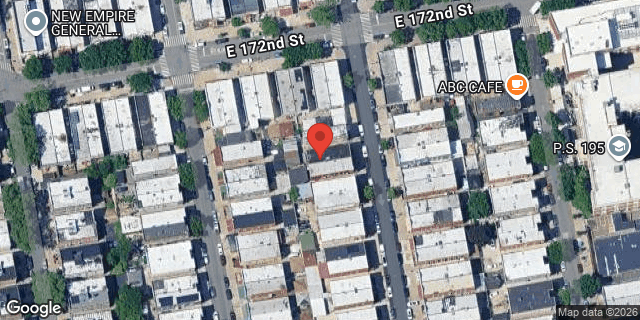 Aerial map of 1261 BOYNTON AVENUE, Bronx