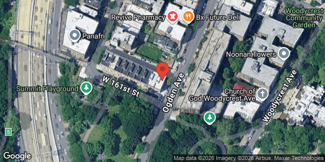 Aerial map of 177 WEST 161 STREET, Bronx