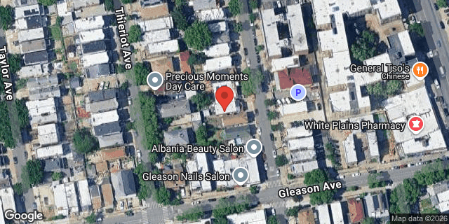 Aerial map of 1215 LELAND AVENUE, Bronx