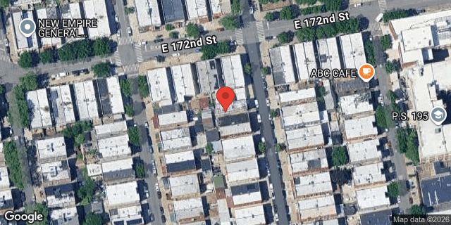 Aerial map of 1263 BOYNTON AVENUE, Bronx