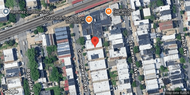 Aerial map of 1230 COMMONWEALTH AVENUE, Bronx