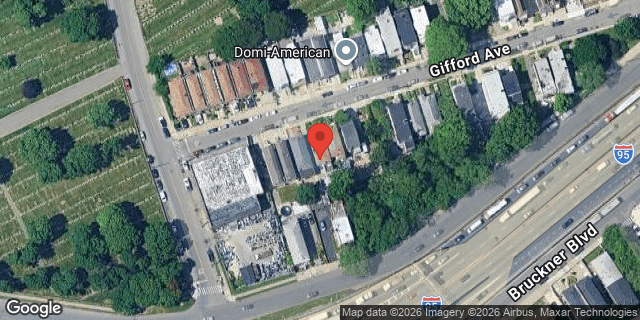 Aerial map of 2718 GIFFORD AVENUE, Bronx