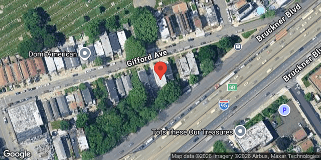 Aerial map of 2742 GIFFORD AVENUE, Bronx