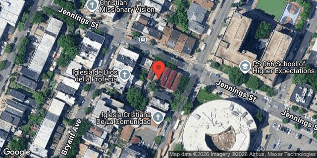 Aerial map of 992 JENNINGS STREET, Bronx
