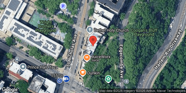 Aerial map of 918 ST NICHOLAS AVENUE, Manhattan