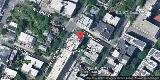 Aerial map of 990 WOODYCREST AVENUE, Bronx
