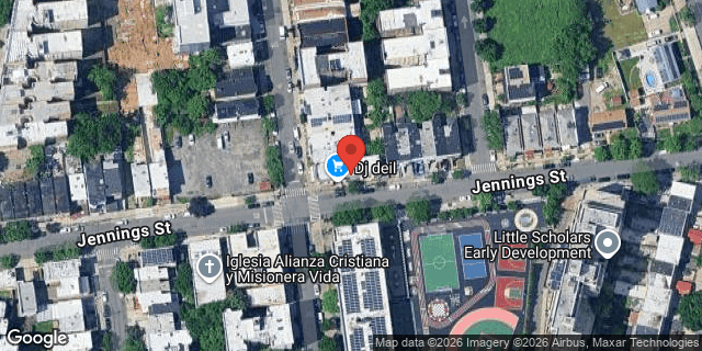Aerial map of 825 JENNINGS STREET, Bronx
