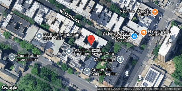 Aerial map of 516 WEST 156 STREET, Manhattan