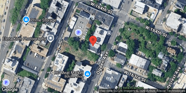 Aerial map of 985 OGDEN AVENUE, Bronx