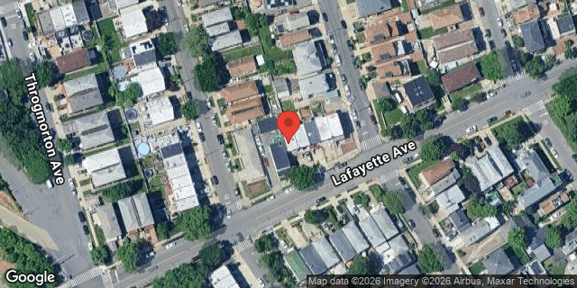 Aerial map of 3207 LAFAYETTE AVENUE, Bronx