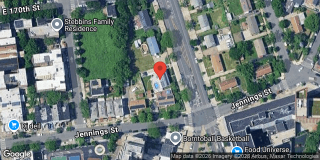 Aerial map of 1405 LOUIS NINE BOULEVARD, Bronx