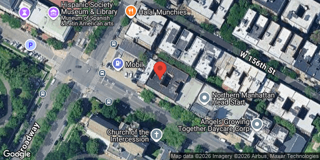 Aerial map of 539 WEST 155 STREET, Manhattan