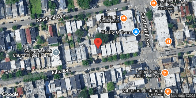 Aerial map of 2159 ELLIS AVENUE, Bronx