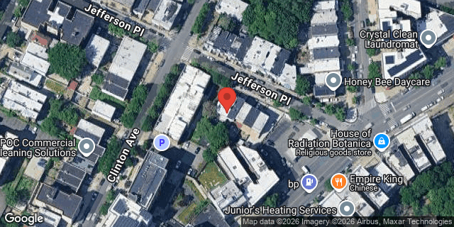 Aerial map of 664 JEFFERSON PLACE, Bronx
