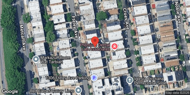 Aerial map of 1326 FTELEY AVENUE, Bronx