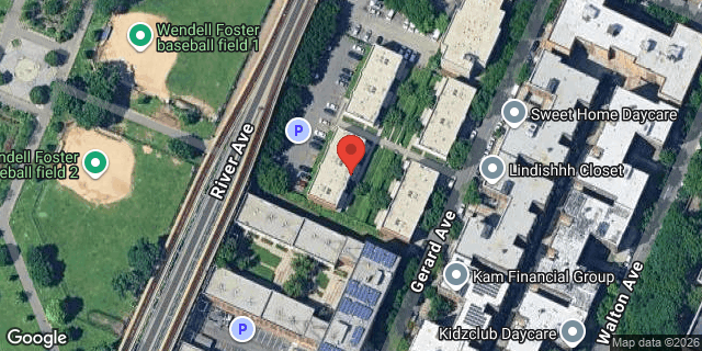 Aerial map of 1079 GERARD AVENUE, Bronx