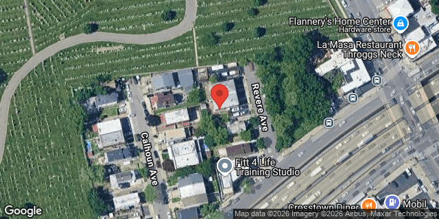 Aerial map of 1131 REVERE AVENUE, Bronx