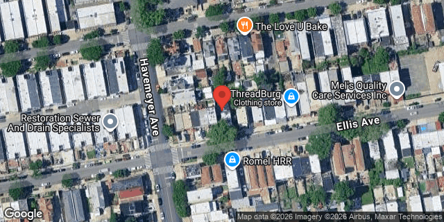 Aerial map of 2311 ELLIS AVENUE, Bronx