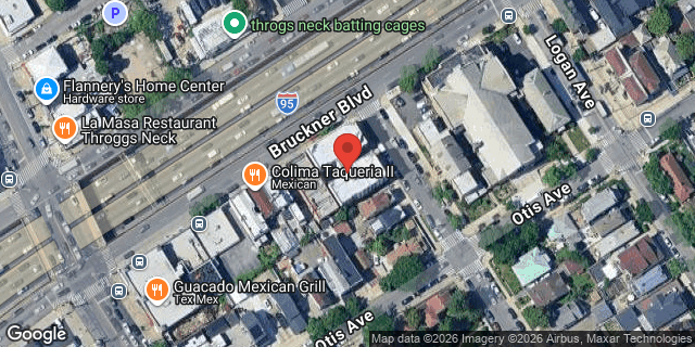 Aerial map of 1075 EDISON AVENUE, Bronx
