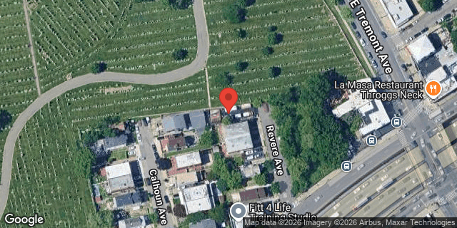 Aerial map of 1136 REVERE AVENUE, Bronx