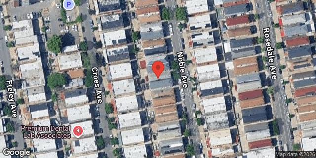Aerial map of 1331 NOBLE AVENUE, Bronx