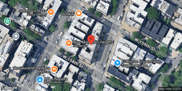 Aerial map of 961 ST NICHOLAS AVENUE, Manhattan