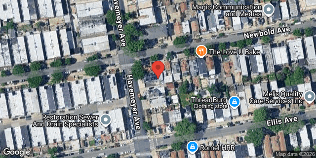 Aerial map of 1246 HAVEMEYER AVENUE, Bronx