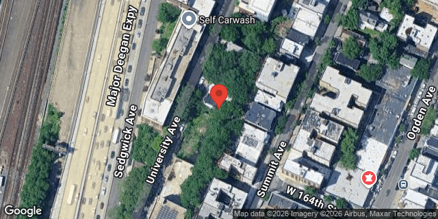 Aerial map of 1006 UNIVERSITY AVENUE, Bronx