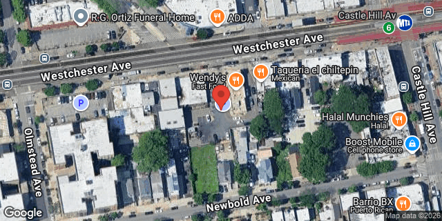 Aerial map of 2138 WESTCHESTER AVENUE, Bronx