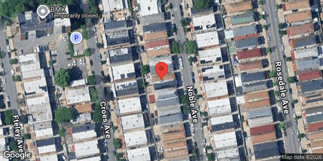 Aerial map of 1339 NOBLE AVENUE, Bronx