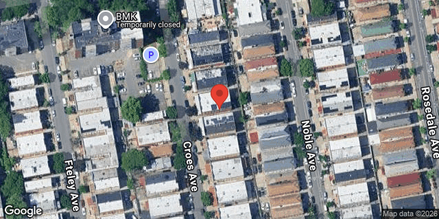 Aerial map of 1340 CROES AVENUE, Bronx