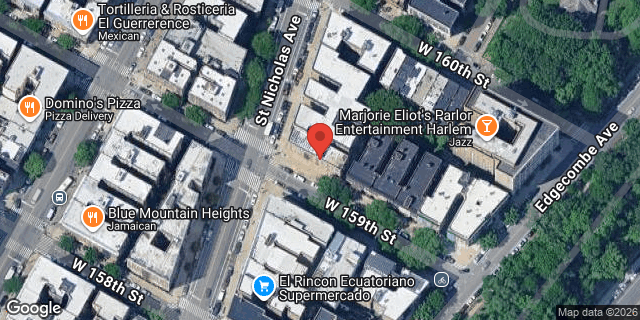 Aerial map of 972 ST NICHOLAS AVENUE, Manhattan