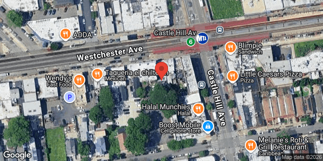 Aerial map of 2166 WESTCHESTER AVENUE, Bronx