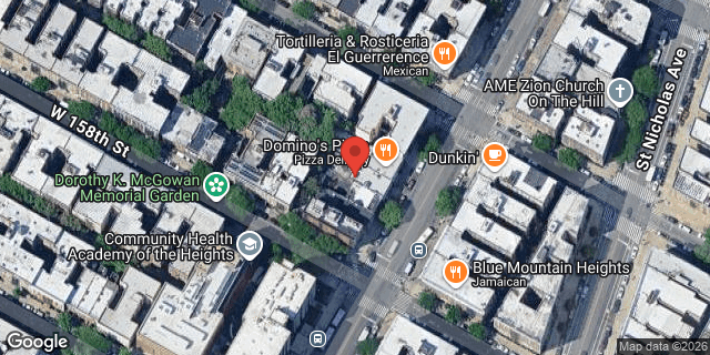 Aerial map of 1986 AMSTERDAM AVENUE, Manhattan