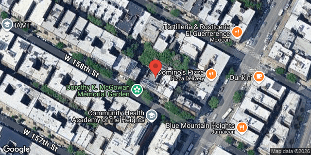 Aerial map of 507 WEST 158 STREET, Manhattan
