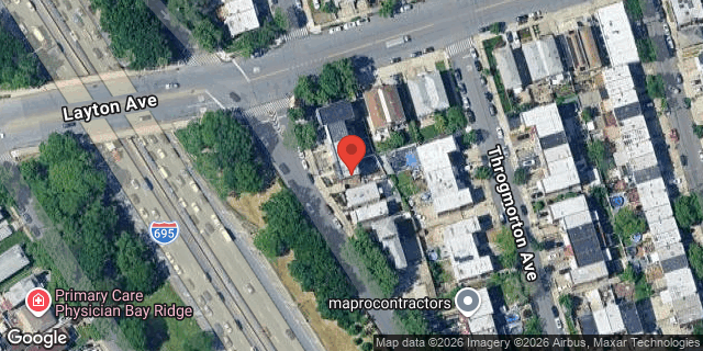 Aerial map of 1032 THROGS NECK EXPWY SR, Bronx
