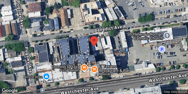Aerial map of 2030 BENEDICT AVENUE, Bronx